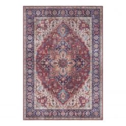 Nouristan Tapis Anthea - Tissu - Brun rouge - 80 x 150 cm