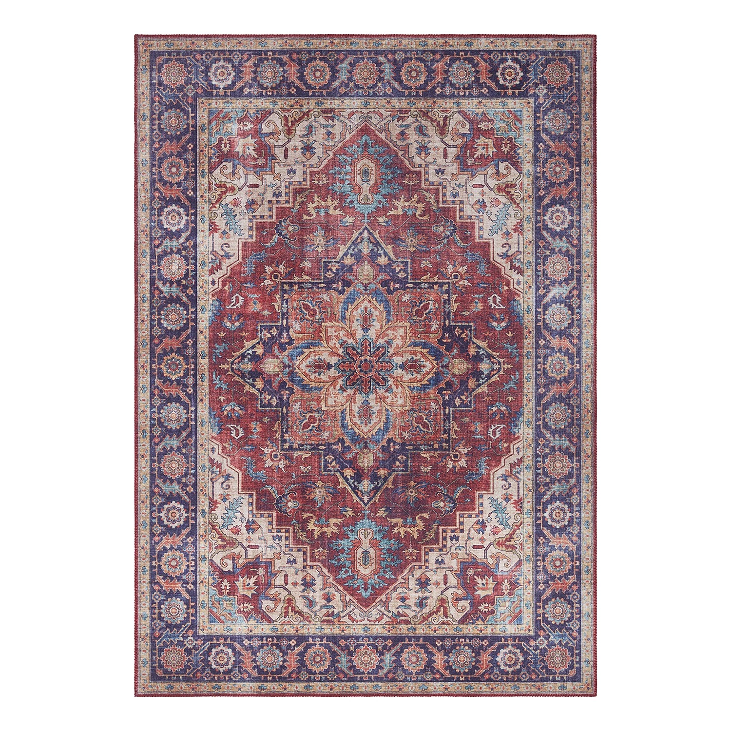 Nouristan Tapis Anthea - Tissu - Brun rouge - 80 x 150 cm 3 Nouristan Tapis Anthea - Tissu - Brun rouge - 80 x 150 cm