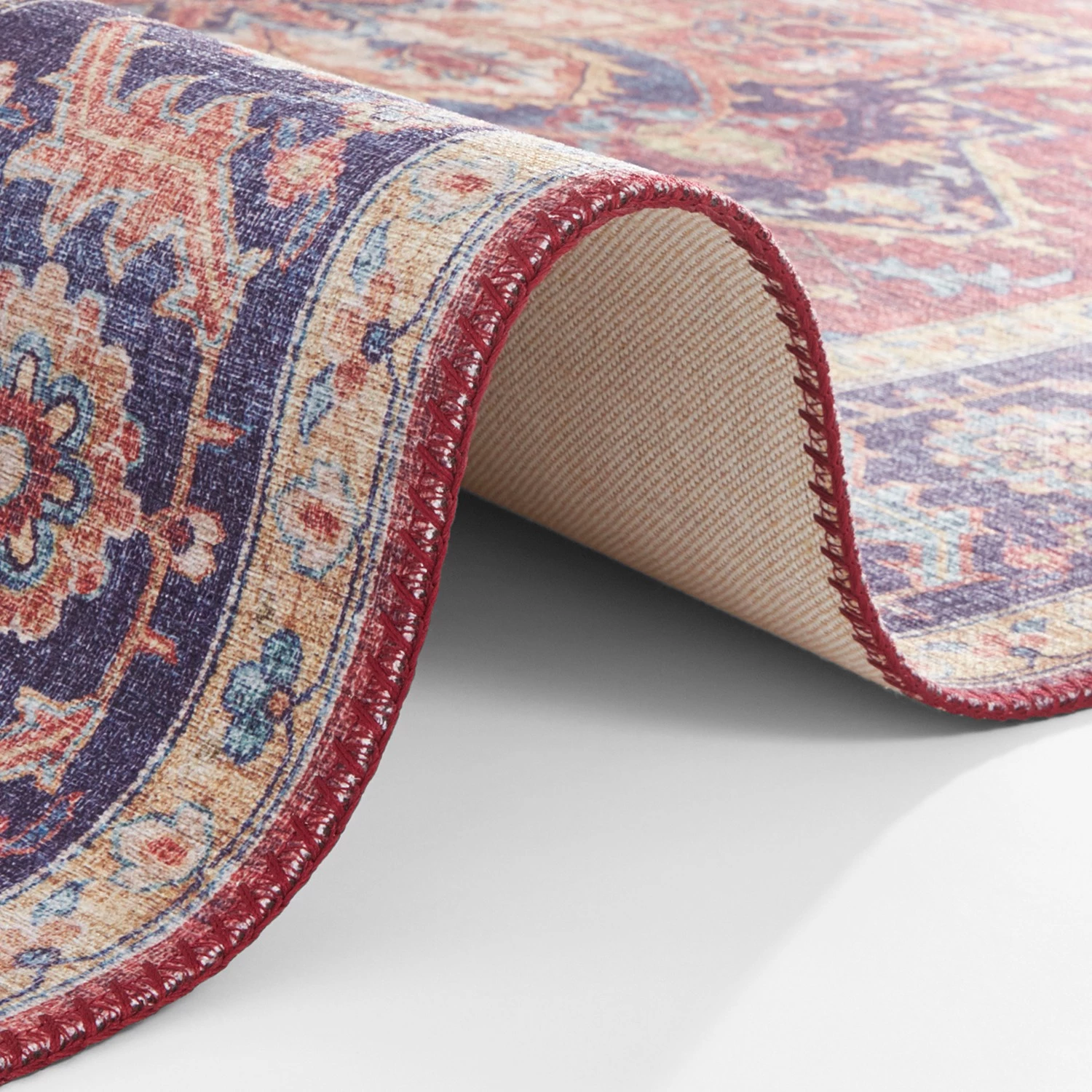 Nouristan Tapis Anthea - Tissu - Brun rouge - 80 x 150 cm 8 Nouristan Tapis Anthea - Tissu - Brun rouge - 80 x 150 cm – Image 6