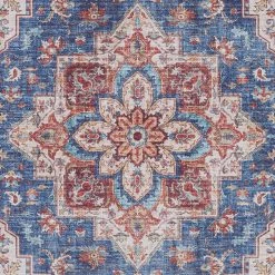 Nouristan Tapis de couloir Anthea - Tissu - Bleu jean 9 Nouristan Tapis de couloir Anthea - Tissu - Bleu jean -Tapis Soldes Boutique 1000195324 191219 07023400267 DETAILS P000000001000195324