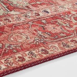 Nouristan Tapis Leta - Tissu - rouge orient - 120 x 160 cm -Tapis Soldes Boutique 1000195402 191219 07031000615 DETAILS P000000001000195402