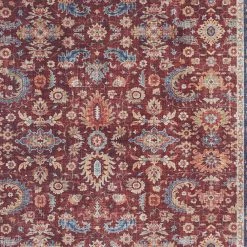 Nouristan Tapis Vivana - Tissu - Marron rouille - 120 x 160 cm -Tapis Soldes Boutique 1000195416 191219 07031500658 DETAILS P000000001000195416