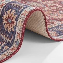 Nouristan Tapis de couloir Vivana - Tissu - Marron rouille -Tapis Soldes Boutique 1000195426 191219 07032100716 DETAILS P000000001000195426