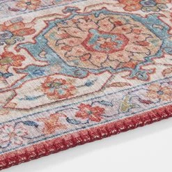 Nouristan Tapis de couloir Sylla - Tissu - Rouge -Tapis Soldes Boutique 1000195454 191219 07033700878 DETAILS P000000001000195454