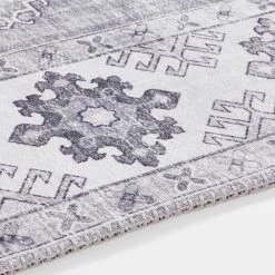 Nouristan Tapis de couloir Gratia - Tissu - Gris lumineux -Tapis Soldes Boutique 1000195467 191219 07034500953 DETAILS P000000001000195467