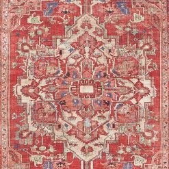 Nouristan Tapis de couloir Leta - Tissu - rouge orient -Tapis Soldes Boutique 1000195468 191219 07034500957 DETAILS P000000001000195468