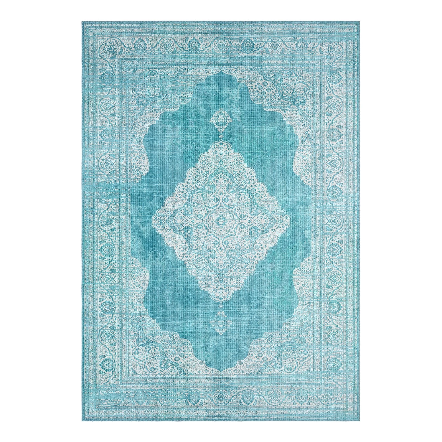 Nouristan Tapis Carme - Tissu - Aqua - 200 x 290 cm 3 Nouristan Tapis Carme - Tissu - Aqua - 200 x 290 cm