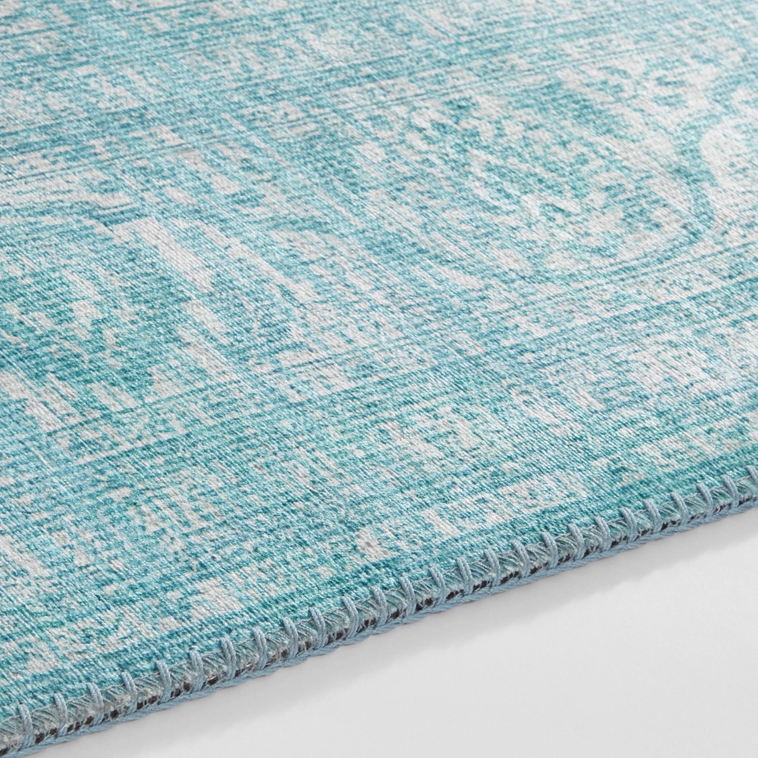 Nouristan Tapis Carme - Tissu - Aqua - 200 x 290 cm 7 Nouristan Tapis Carme - Tissu - Aqua - 200 x 290 cm – Image 5