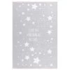 Happy Rugs Tapis enfant Stars - Fibres synthétiques - Gris clair - 100 x 160 cm