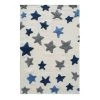Happy Rugs Tapis enfant Seastar - Laine - Bleu marine - 120 x 180 cm