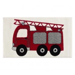 Happy Rugs Tapis enfant Camion de pompier - Fibres synthétiques - Rouge / Crème 16 Happy Rugs Tapis enfant Camion de pompier - Fibres synthétiques - Rouge / Crème -Tapis Soldes Boutique 1000197994 200514 14232700003 DETAILS P000000001000197994