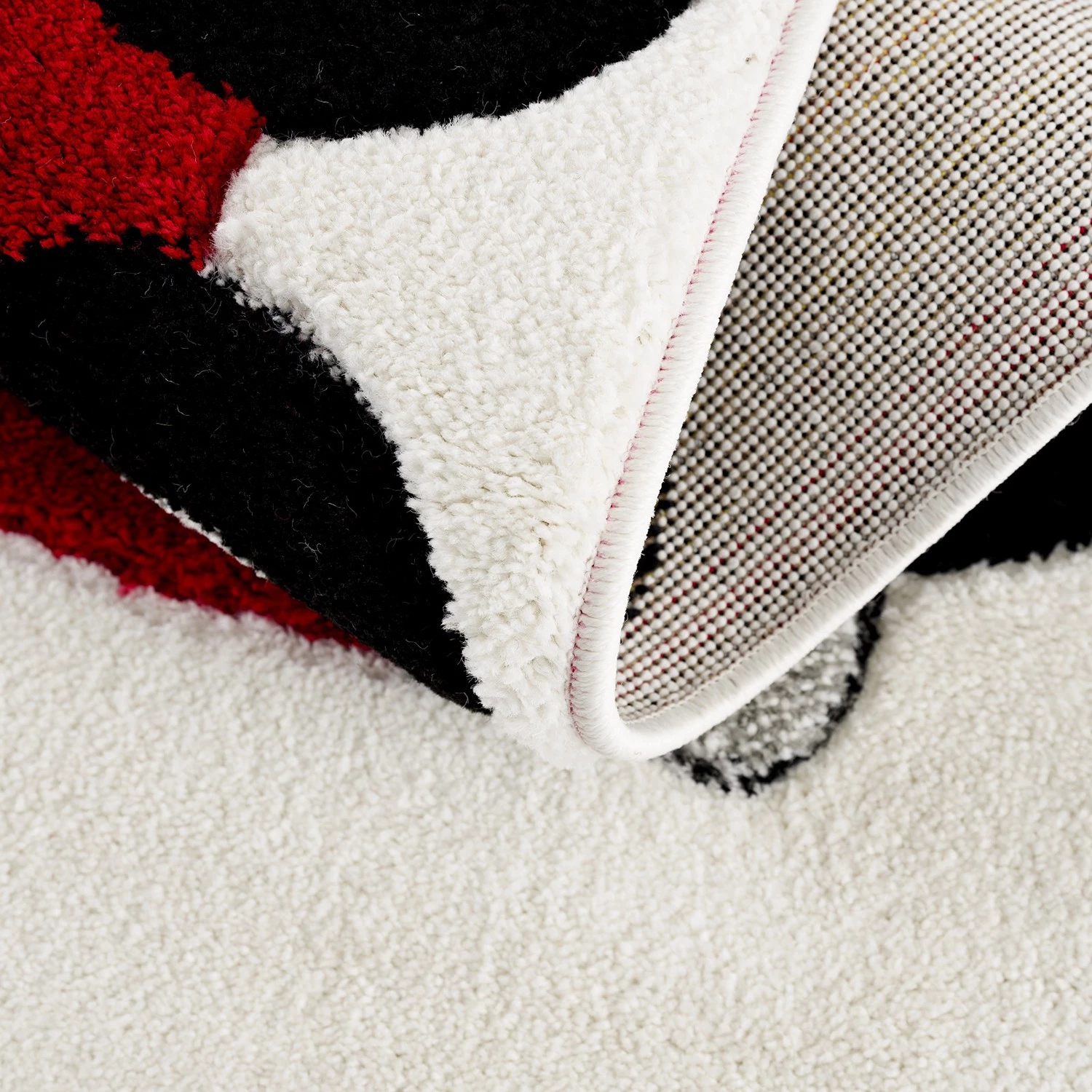 Happy Rugs Tapis enfant Camion de pompier - Fibres synthétiques - Rouge / Crème 9 Happy Rugs Tapis enfant Camion de pompier - Fibres synthétiques - Rouge / Crème – Image 7