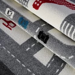 Happy Rugs Tapis enfant Playtime - Fibres synthétiques - Gris / Crème 8 Happy Rugs Tapis enfant Playtime - Fibres synthétiques - Gris / Crème -Tapis Soldes Boutique 1000198000 200110 11241300231 DETAILS P000000001000198000