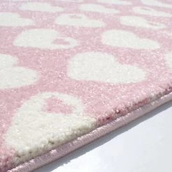 ByGraziela Tapis enfant Cœur II - Fibres synthétiques - Rose / Blanc -Tapis Soldes Boutique 1000198036 200110 11241800275 DETAILS P000000001000198036