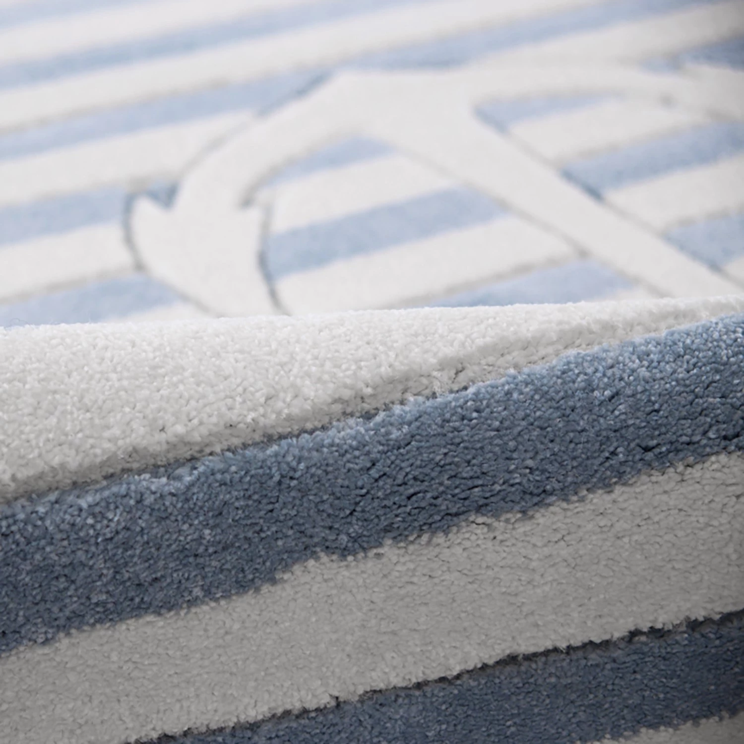 Happy Rugs Tapis enfant rond En haute mer 2 - Fibres synthétiques - Blanc / Bleu 5 Happy Rugs Tapis enfant rond En haute mer 2 - Fibres synthétiques - Blanc / Bleu – Image 3