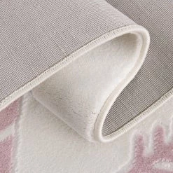 Happy Rugs Tapis enfant Tipi - Fibres synthétiques - Crème / Rose -Tapis Soldes Boutique 1000198101 200110 11244800562 DETAILS P000000001000198101