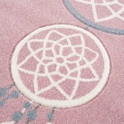 Happy Rugs Tapis enfant Attrape-rêves - Fibres synthétiques - Rose / Gris clair 10 Happy Rugs Tapis enfant Attrape-rêves - Fibres synthétiques - Rose / Gris clair -Tapis Soldes Boutique 1000198102 210910 15003200173 DETAILS P000000001000198102