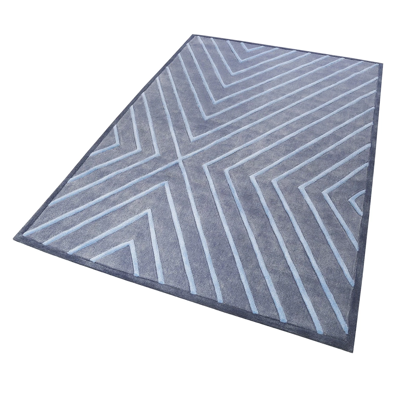 Esprit Home Tapis V. Flip - Fibres synthétiques - Gris / Bleu - 160 x 230 cm 5 Esprit Home Tapis V. Flip - Fibres synthétiques - Gris / Bleu - 160 x 230 cm – Image 3