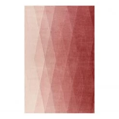 Esprit Home Tapis Haux - Fibres synthétiques - Rouge pastel - 70 x 140 cm