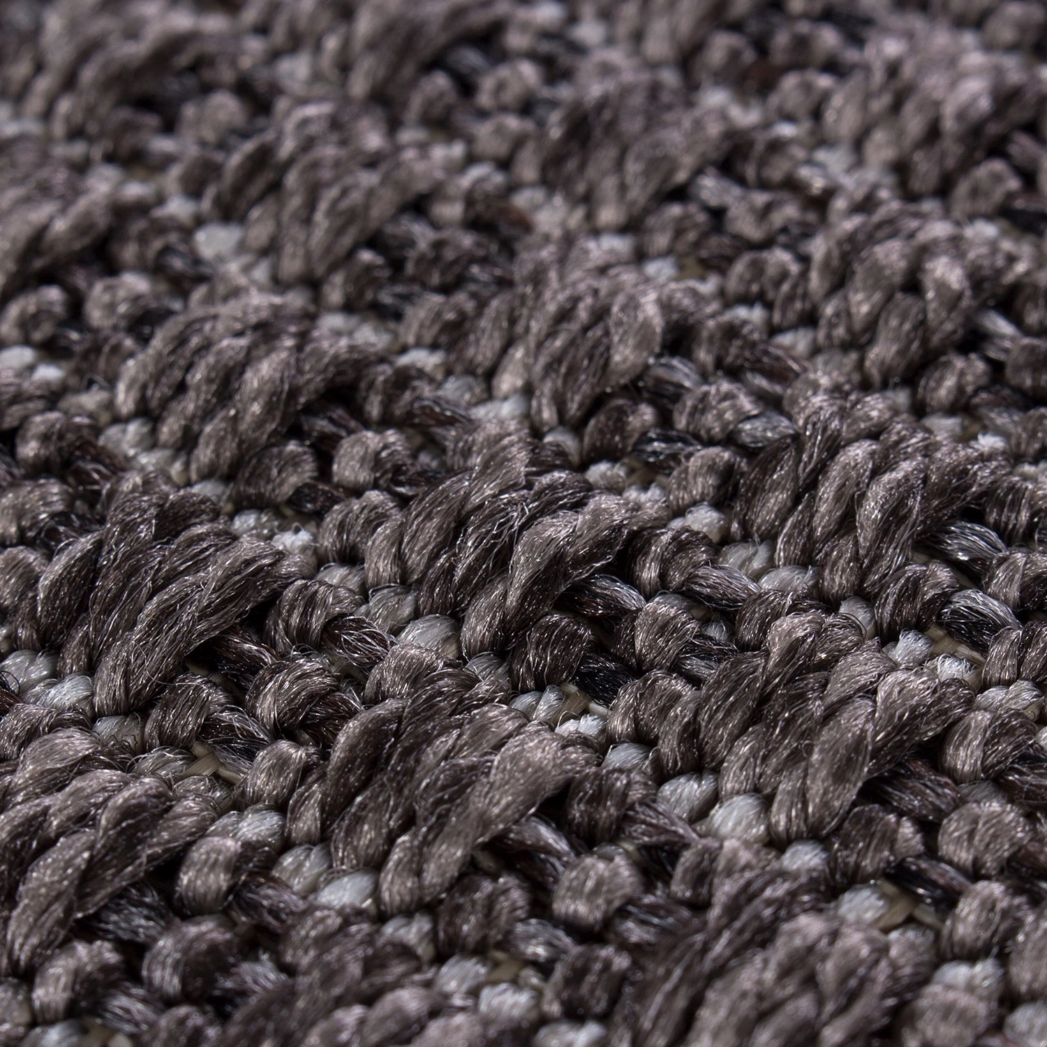 Andiamo Tapis Urbino - Fibres synthétiques - Gris marron - 133 x 190 cm 4 Andiamo Tapis Urbino - Fibres synthétiques - Gris marron - 133 x 190 cm – Image 2