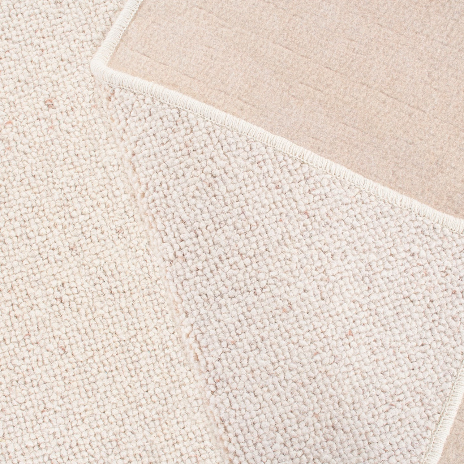 Andiamo Tapis en laine Volterra - Laine vierge - Crème - 100 x 150 cm 5 Andiamo Tapis en laine Volterra - Laine vierge - Crème - 100 x 150 cm – Image 3