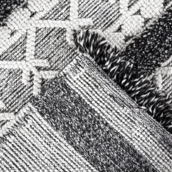 Luxor living Tapis en laine Fano - Laine - Crème / Noir - 130 x 190 cm -Tapis Soldes Boutique 1000210133 211201 14164000246 DETAILS P000000001000210133