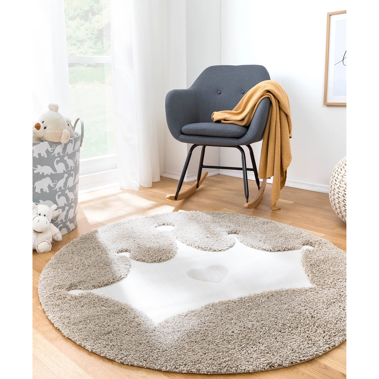 Top Square Tapis enfant Vendee V - Fibres synthétiques - Beige 5 Top Square Tapis enfant Vendee V - Fibres synthétiques - Beige – Image 3