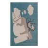 Top Square Tapis enfant Weely I - Fibres synthétiques - Bleu layette -Tapis Soldes Boutique 1000214210 210115 09411300001 IMAGE P000000001000214210
