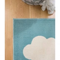 Top Square Tapis enfant Weely I - Fibres synthétiques - Bleu layette -Tapis Soldes Boutique 1000214210 210121 11491300004 DETAILS P000000001000214210