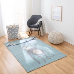 Top Square Tapis enfant Weely VI - Fibres synthétiques - Bleu layette -Tapis Soldes Boutique 1000214246 210120 09325200005 MOOD DETAILS P000000001000214246 mood