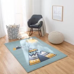 Top Square Tapis enfant Weely X - Fibres synthétiques - Bleu layette 18 Top Square Tapis enfant Weely X - Fibres synthétiques - Bleu layette -Tapis Soldes Boutique 1000214254 210120 09325300016 MOOD DETAILS P000000001000214254 mood