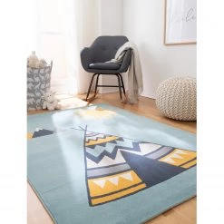 Top Square Tapis enfant Weely X - Fibres synthétiques - Bleu layette 19 Top Square Tapis enfant Weely X - Fibres synthétiques - Bleu layette -Tapis Soldes Boutique 1000214254 210120 09325300017 MOOD DETAILS P000000001000214254 mood