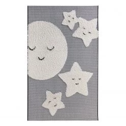 Top Square Tapis enfant Orincles II - Fibres synthétiques - Gris