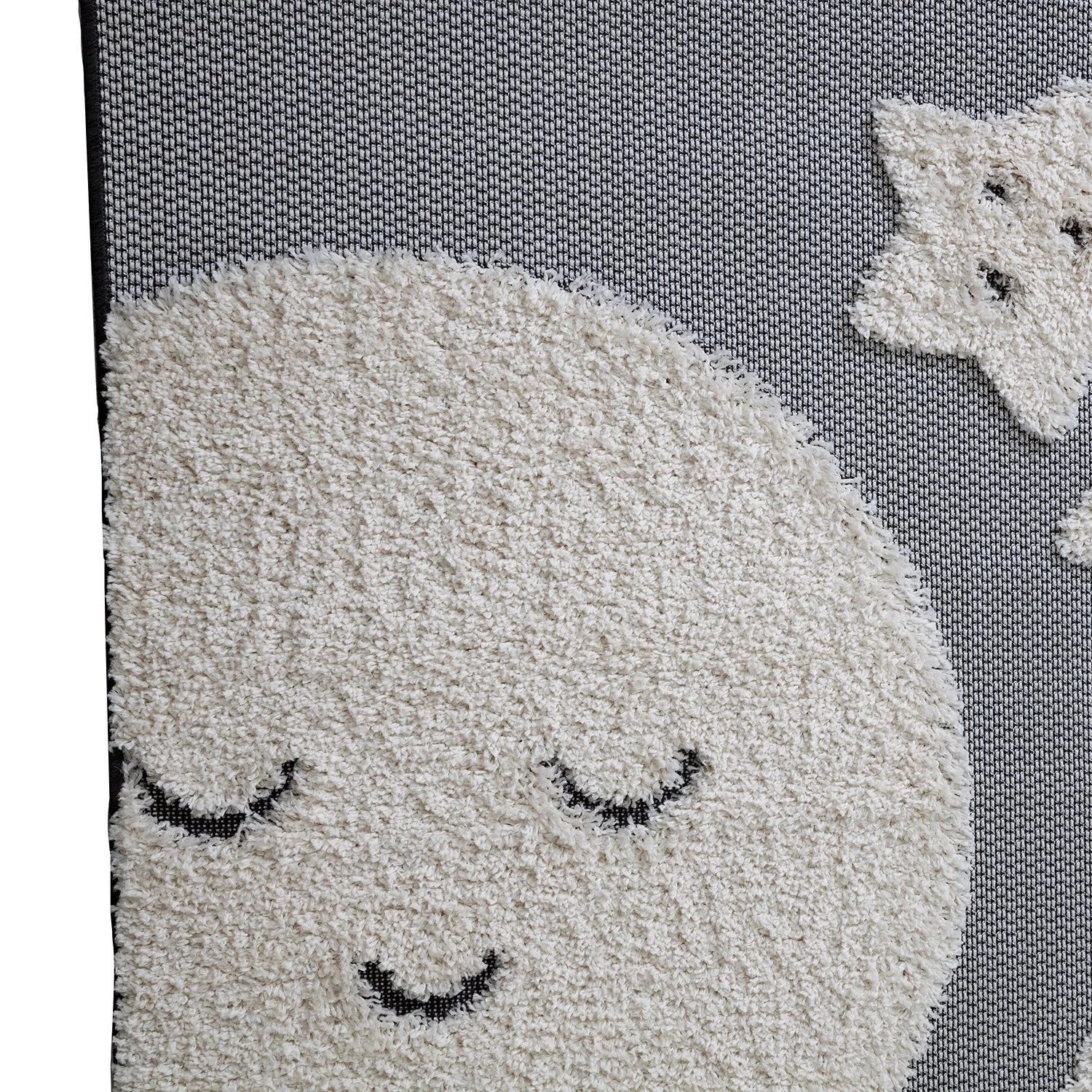 Top Square Tapis enfant Orincles II - Fibres synthétiques - Gris 5 Top Square Tapis enfant Orincles II - Fibres synthétiques - Gris – Image 3