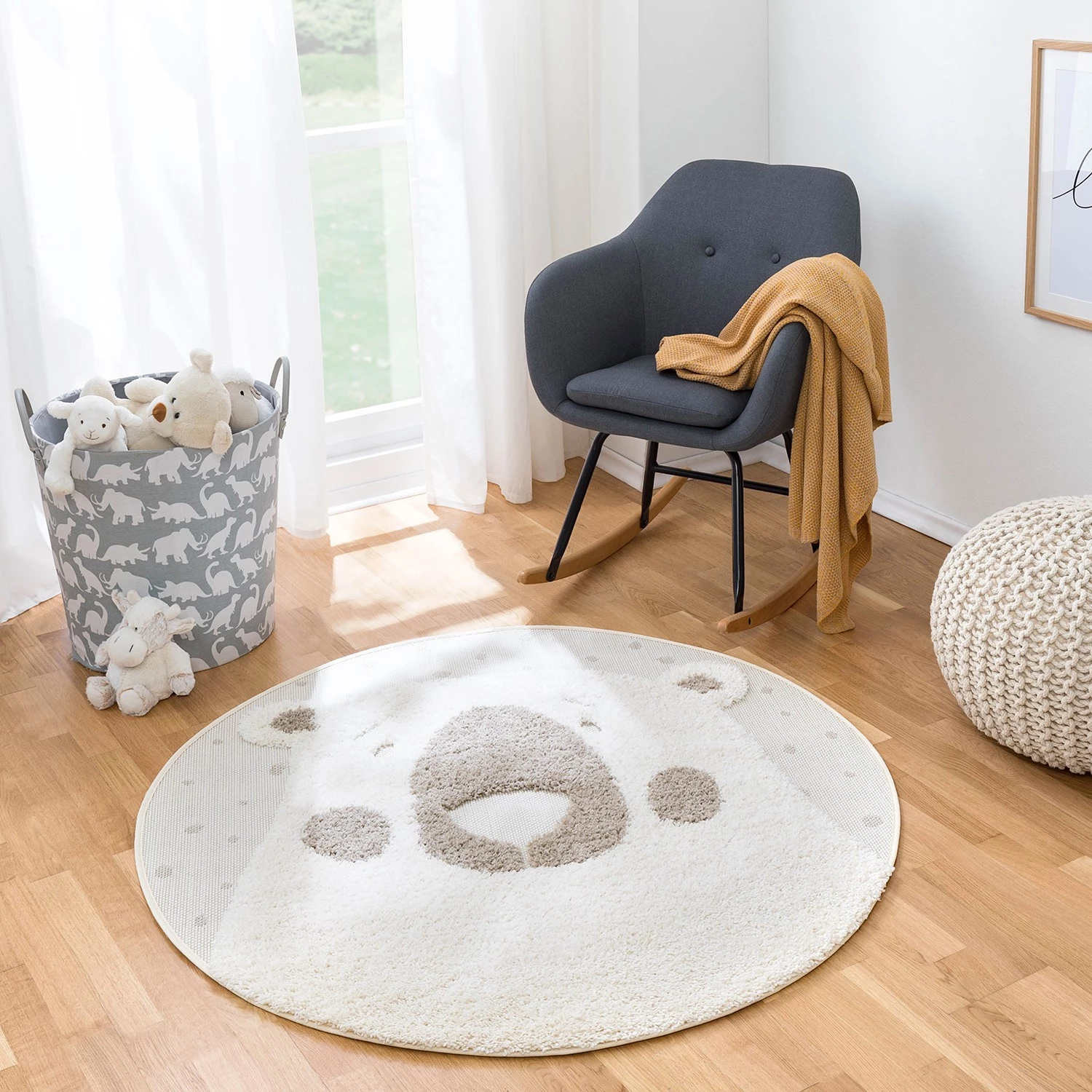 Top Square Tapis enfant Vendee IV - Fibres synthétiques - Beige 4 Top Square Tapis enfant Vendee IV - Fibres synthétiques - Beige – Image 2