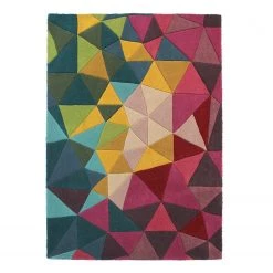 Flair Rugs Tapis en laine Falmouth - Laine - Multicolore - 120 x 170 cm
