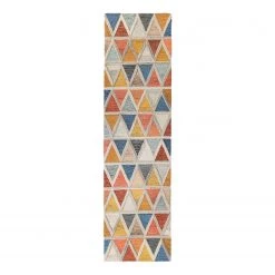 Flair Rugs Tapis de couloir en laine Moretz - Laine - Multicolore