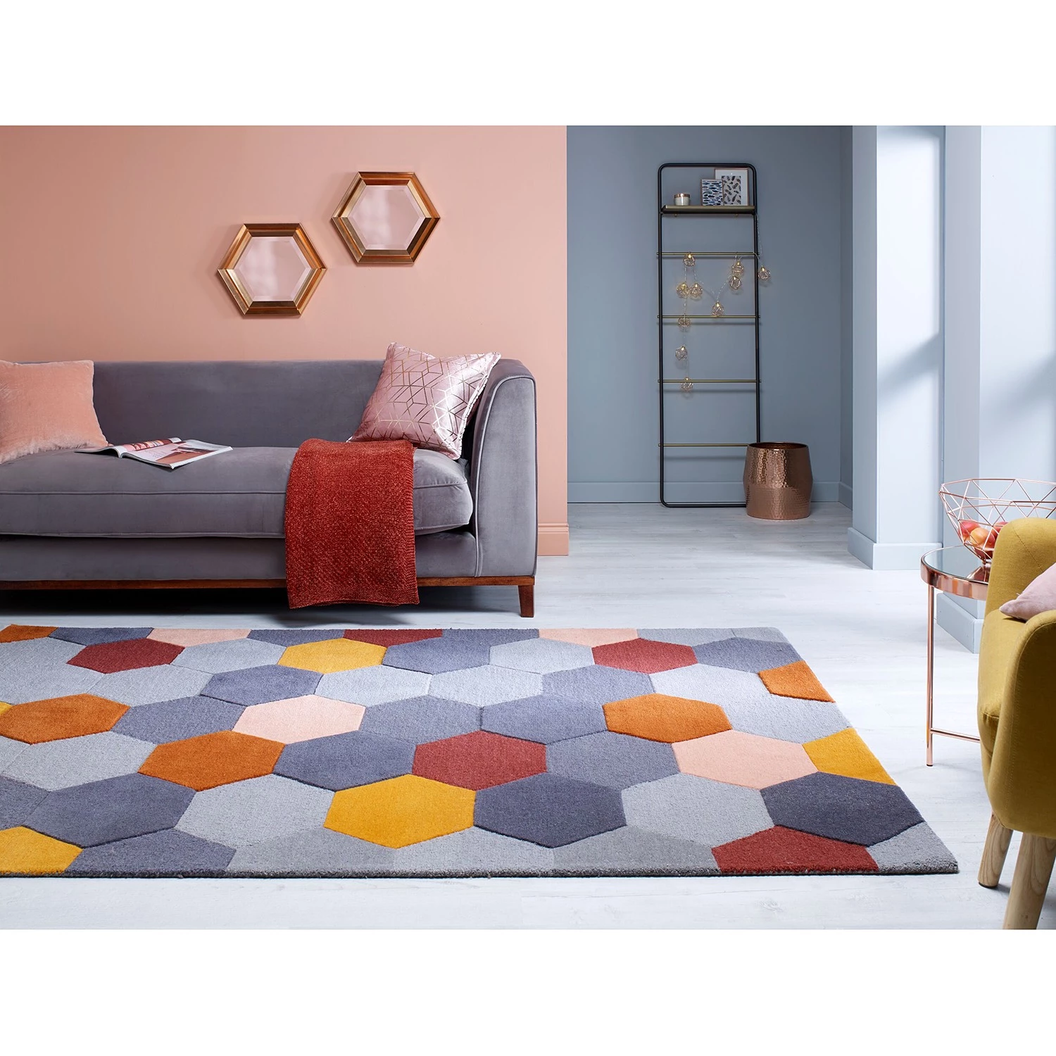 Flair Rugs Tapis en laine Moderno Muno - Laine - Multicolore - 120 x 170 cm 4 Flair Rugs Tapis en laine Moderno Muno - Laine - Multicolore - 120 x 170 cm – Image 2
