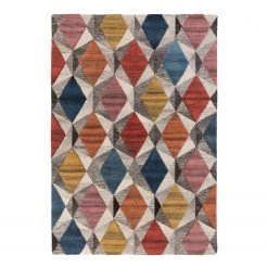 Flair Rugs Tapis en laine Yara - Laine - Multicolore - 200 x 290 cm