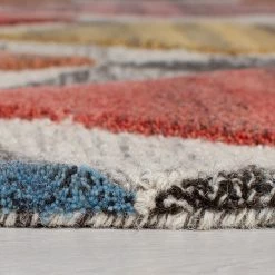 Flair Rugs Tapis en laine Yara - Laine - Multicolore - 200 x 290 cm -Tapis Soldes Boutique 1000230092 211018 09471600080 DETAILS P000000001000230092
