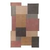 Flair Rugs Tapis en laine Collage - Laine - Beige / Rose - 120 x 180 cm