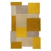 Flair Rugs Tapis en laine Collage - Laine - Beige / Jaune - 90 x 150 cm
