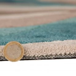Flair Rugs Tapis Splinter I - Polyester - Bleu pétrole - 120 x 170 cm -Tapis Soldes Boutique 1000230331 211018 09473100366 DETAILS P000000001000230331