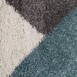 Flair Rugs Tapis épais Zula - Polypropylène - Anthracite / Bleu pétrole - 160 x 230 cm -Tapis Soldes Boutique 1000230374 211018 09472100154 DETAILS P000000001000230374