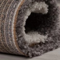 Flair Rugs Tapis épais Zula - Polypropylène - Gris / Rose vieilli - 120 x 170 cm -Tapis Soldes Boutique 1000230376 201112 11163500329 DETAILS P000000001000230376