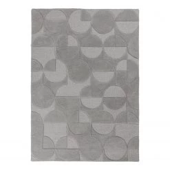 Flair Rugs Tapis en laine Gigi - Laine - Gris - 120 x 170 cm