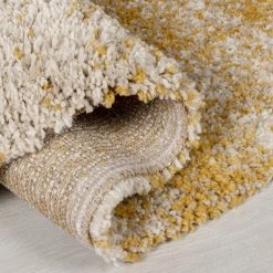 Flair Rugs Tapis épais Reza Ombre - Polypropylène - Jaune moutarde - 160 x 230 cm -Tapis Soldes Boutique 1000230409 201112 11164100415 DETAILS P000000001000230409