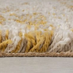 Flair Rugs Tapis épais Reza Ombre - Polypropylène - Jaune moutarde - 160 x 230 cm -Tapis Soldes Boutique 1000230409 211018 09472200164 DETAILS P000000001000230409