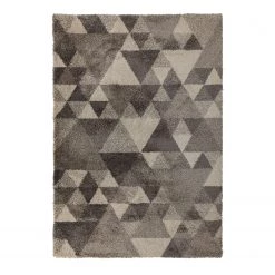 Flair Rugs Tapis épais Nuru - Polypropylène - Gris - 80 x 150 cm
