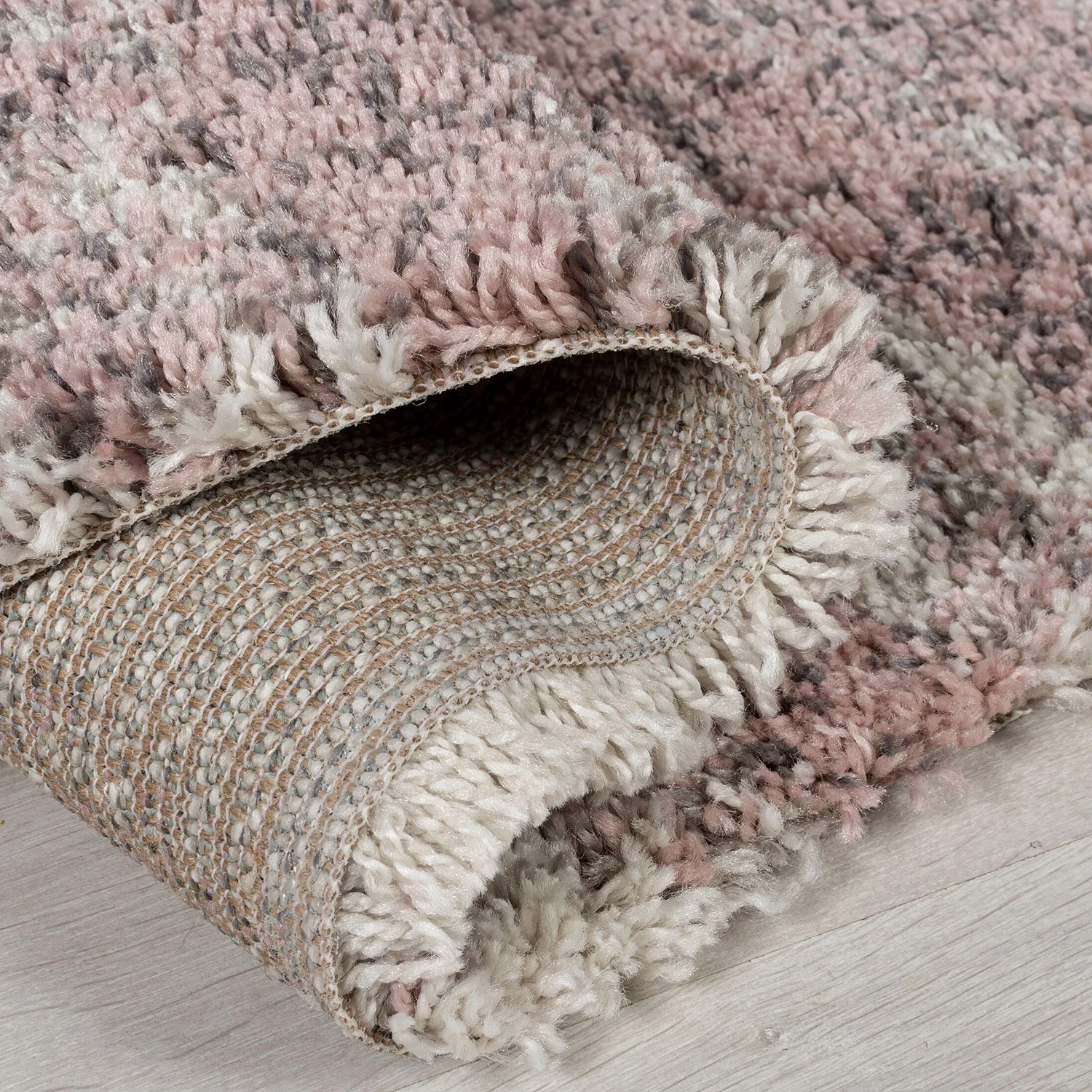 Flair Rugs Tapis épais Reza Ombre - Polypropylène - Rose vieilli - 120 x 170 cm 5 Flair Rugs Tapis épais Reza Ombre - Polypropylène - Rose vieilli - 120 x 170 cm – Image 3